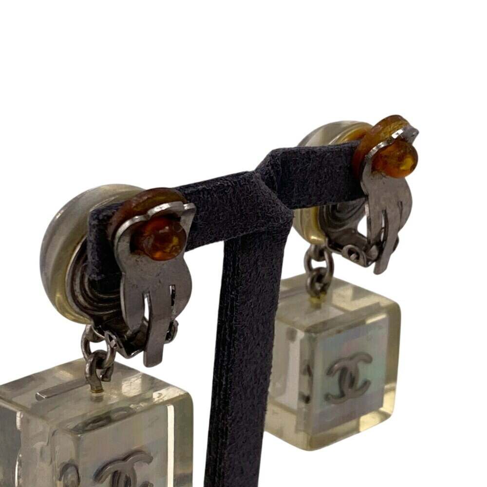 Chanel Cc Logo Clip-On Earrings #228801C91B - Picture 5 of 9
